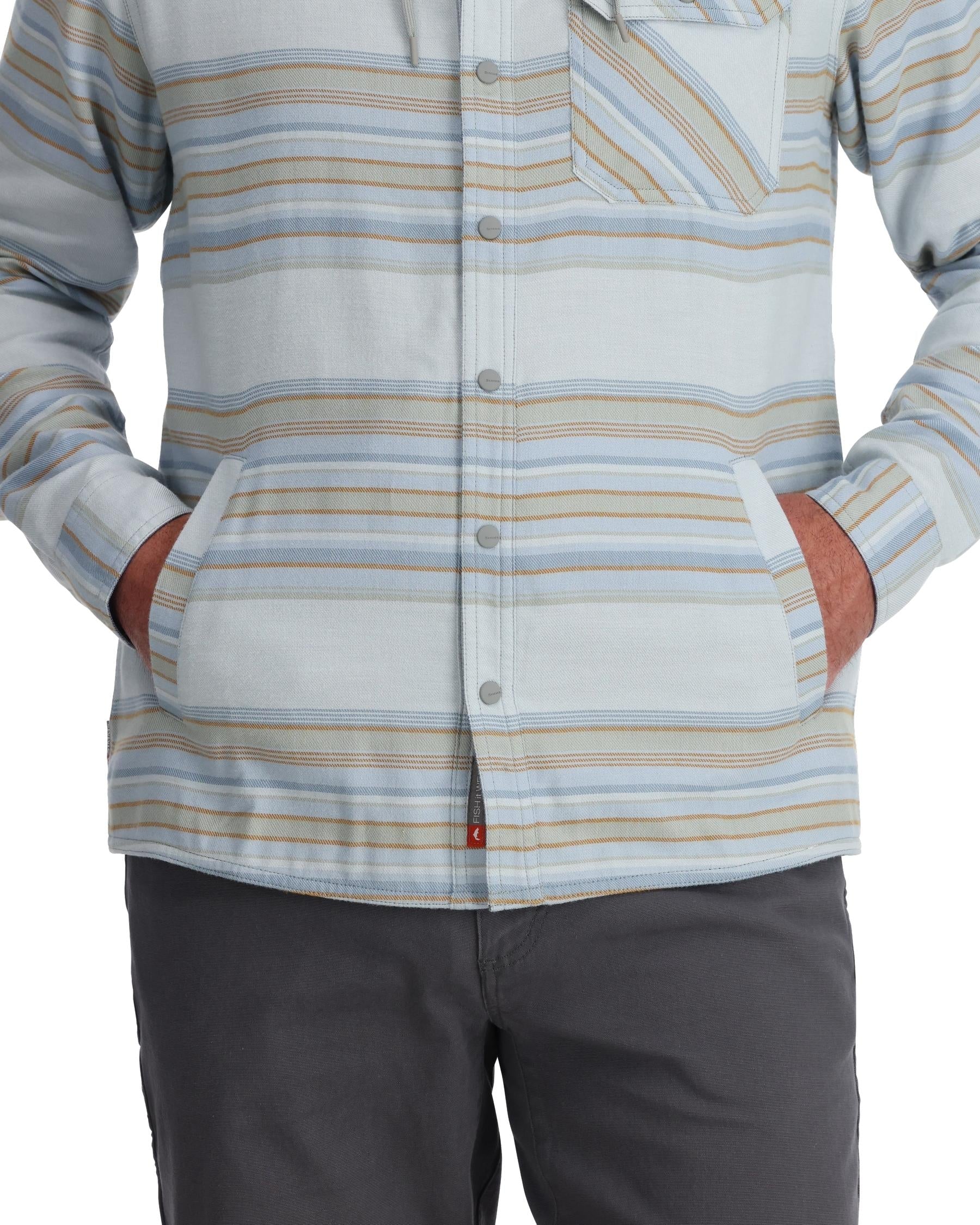 Men's Santee Flannel Hoody - Past Season - Image 3