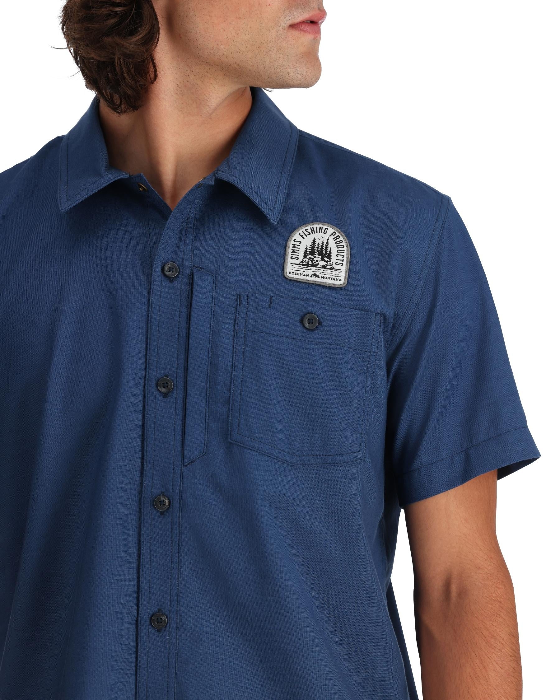 Men's Simms Shop Shirt - Past Season - Image 4