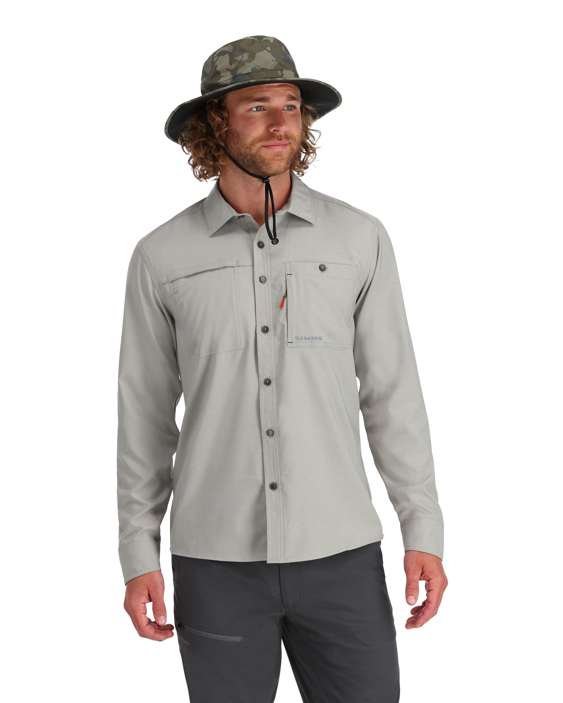 Men's Simms Challenger LS Shirt - Past Season - Image 2