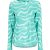 Wave Print Gulf Blue