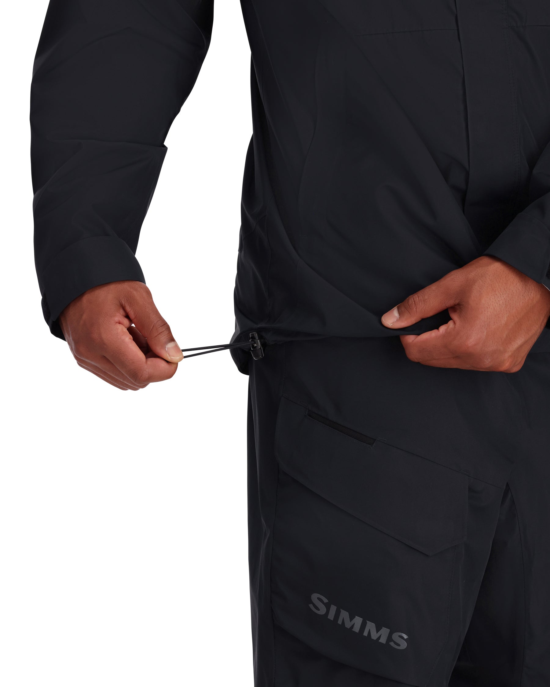 Men's Simms Challenger Fishing Jacket - Black - Image 3