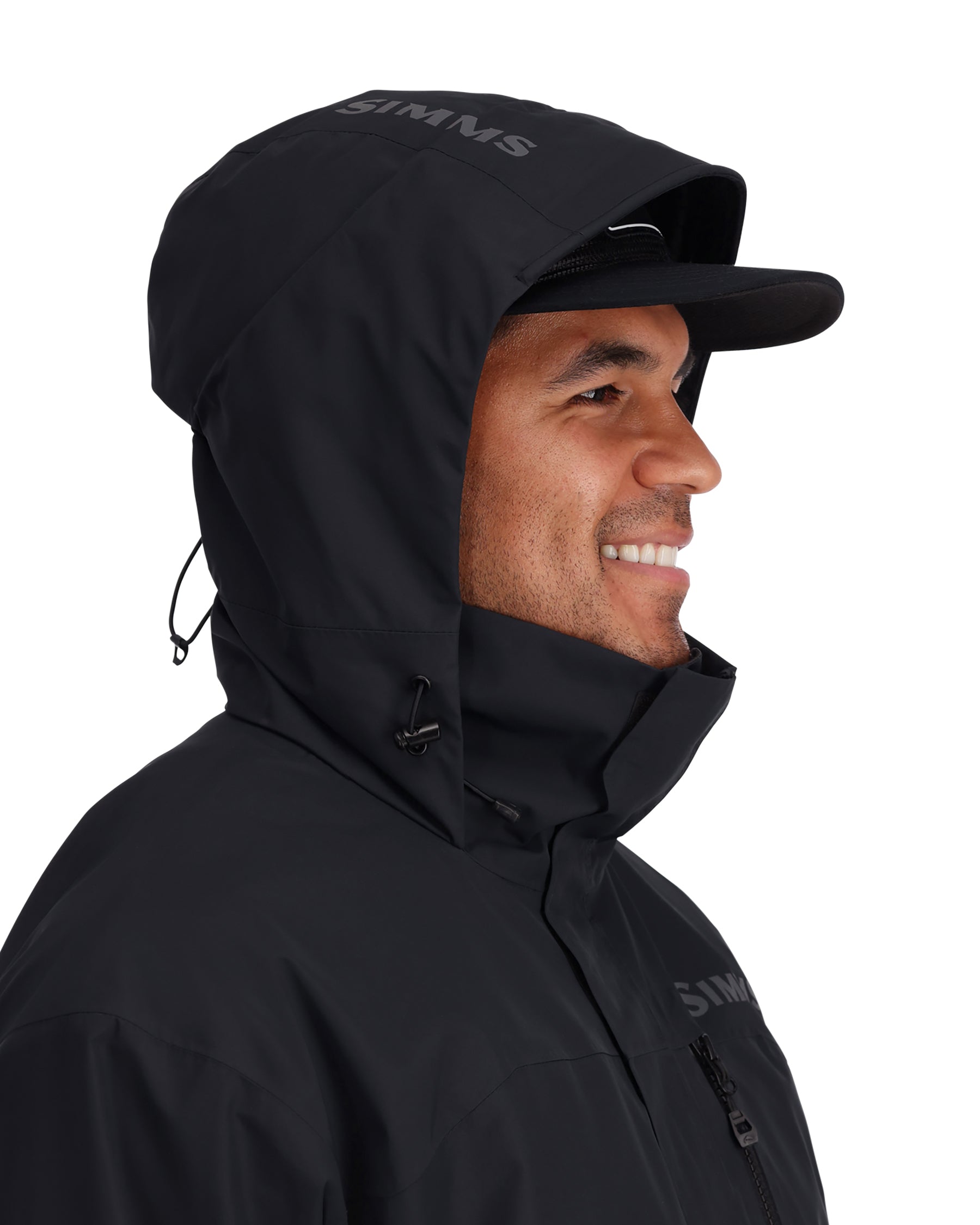 Men's Simms Challenger Fishing Jacket - Black - Image 2