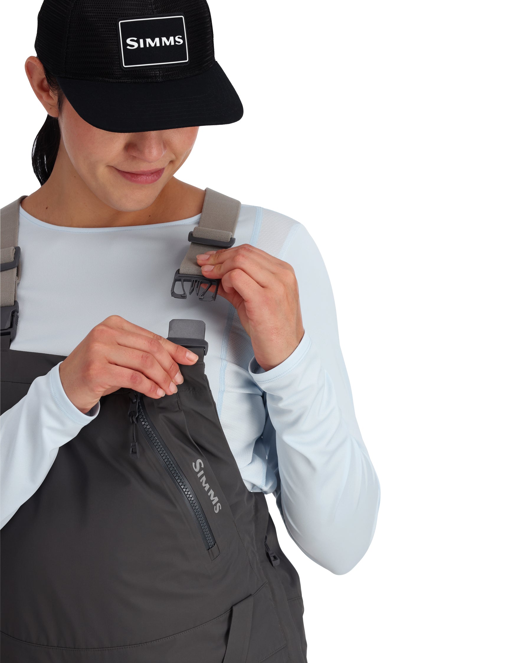 Women's Simms Challenger Fishing Bib - Past Season - Image 5