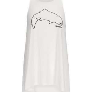 Women's Trout Outline Tank Top
