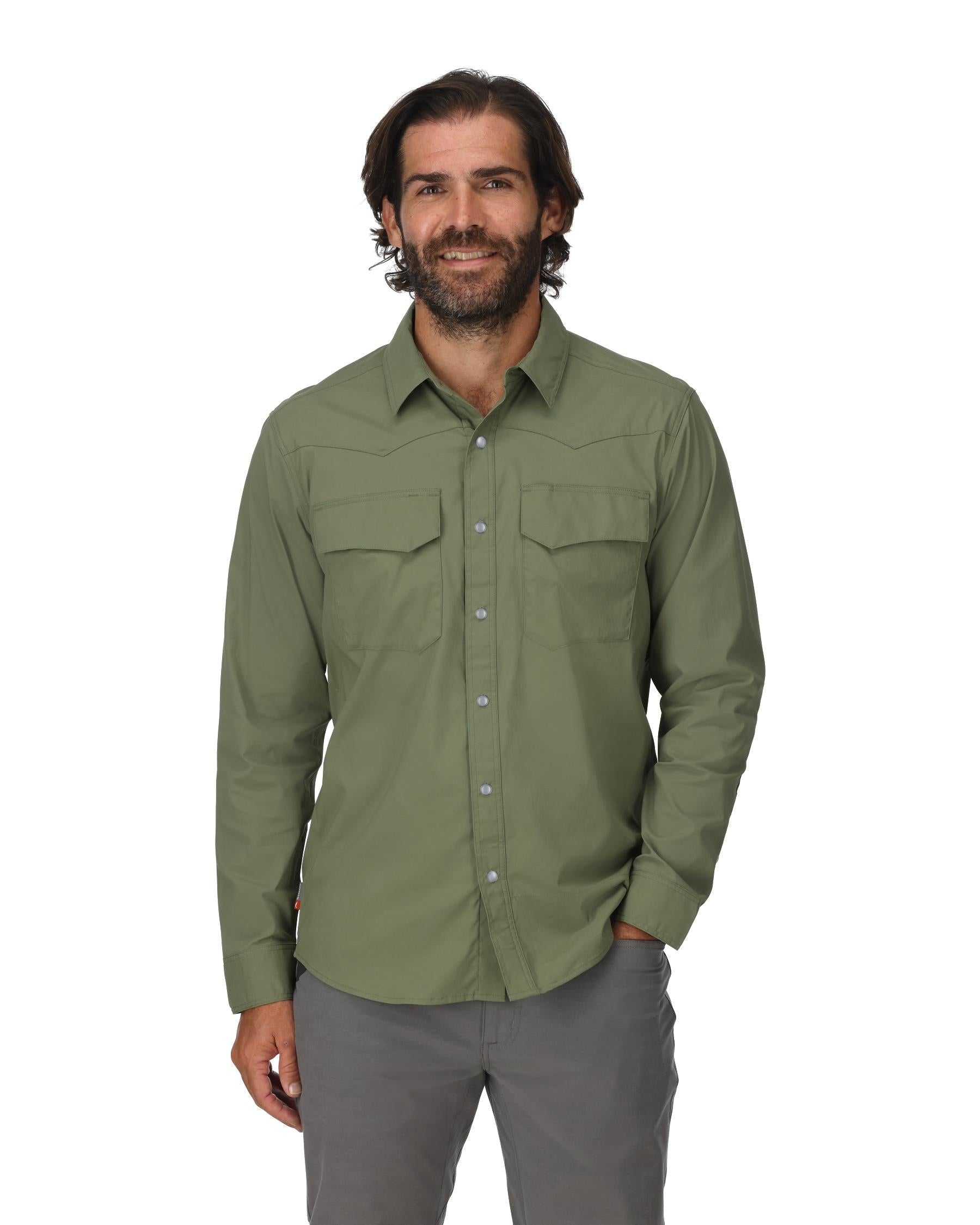 Men's Big Sky Tech LS Shirt - Image 4