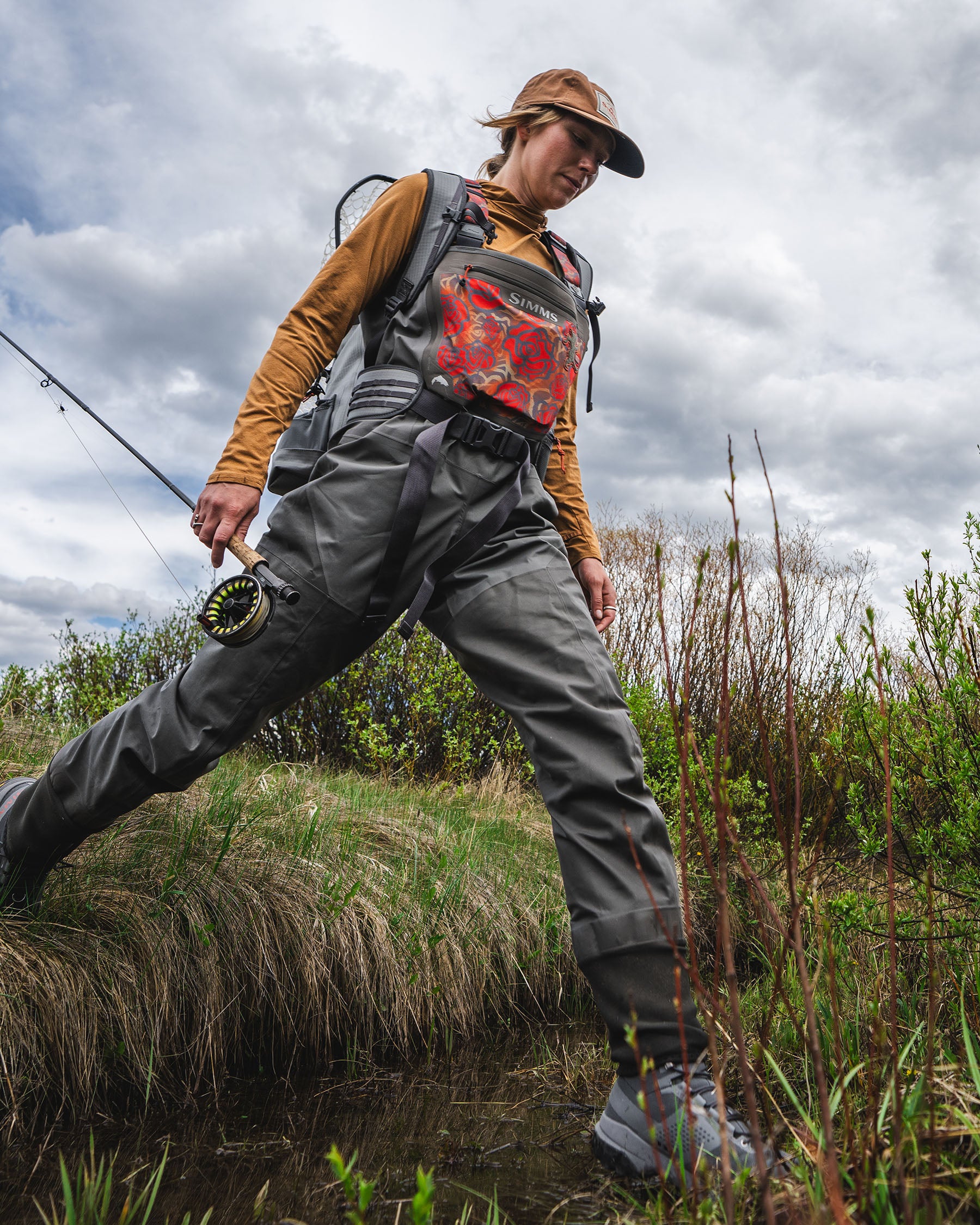 Women's Grateful Dead G3 Guide Waders - Roses Edition - Image 2